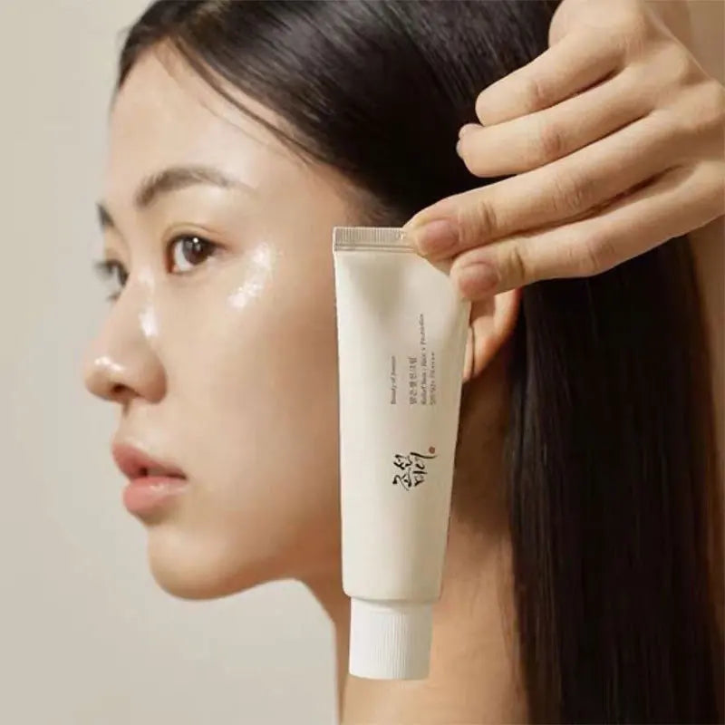 Korean Beauty Face Cream: 50ml Rice Probiotic Sunscreen Lotion - Firming, Hydrating, SPF5