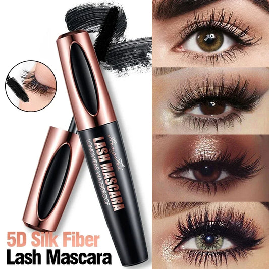 4D Silk Fiber Lash Curling Mascara: Waterproof, Thickening Black Mascara