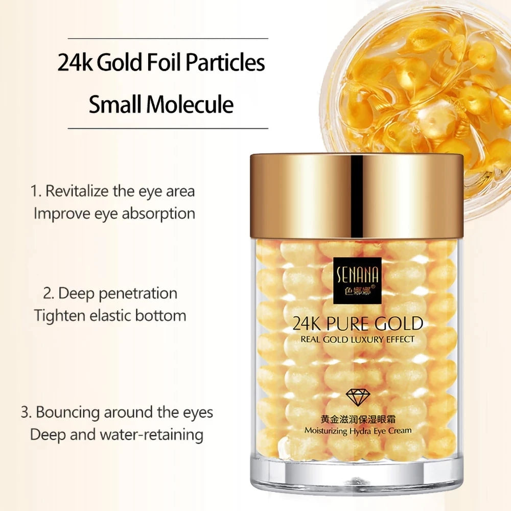 24K Gold Facial Skin Care Set: Essence, Serum, Collagen Cream - Korean Beauty for Anti-Wrinkles