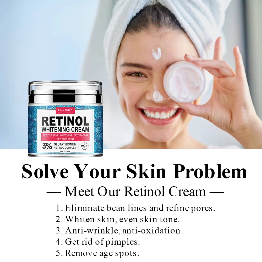 Retinol Whitening Anti-Wrinkle Moisturizer Cream