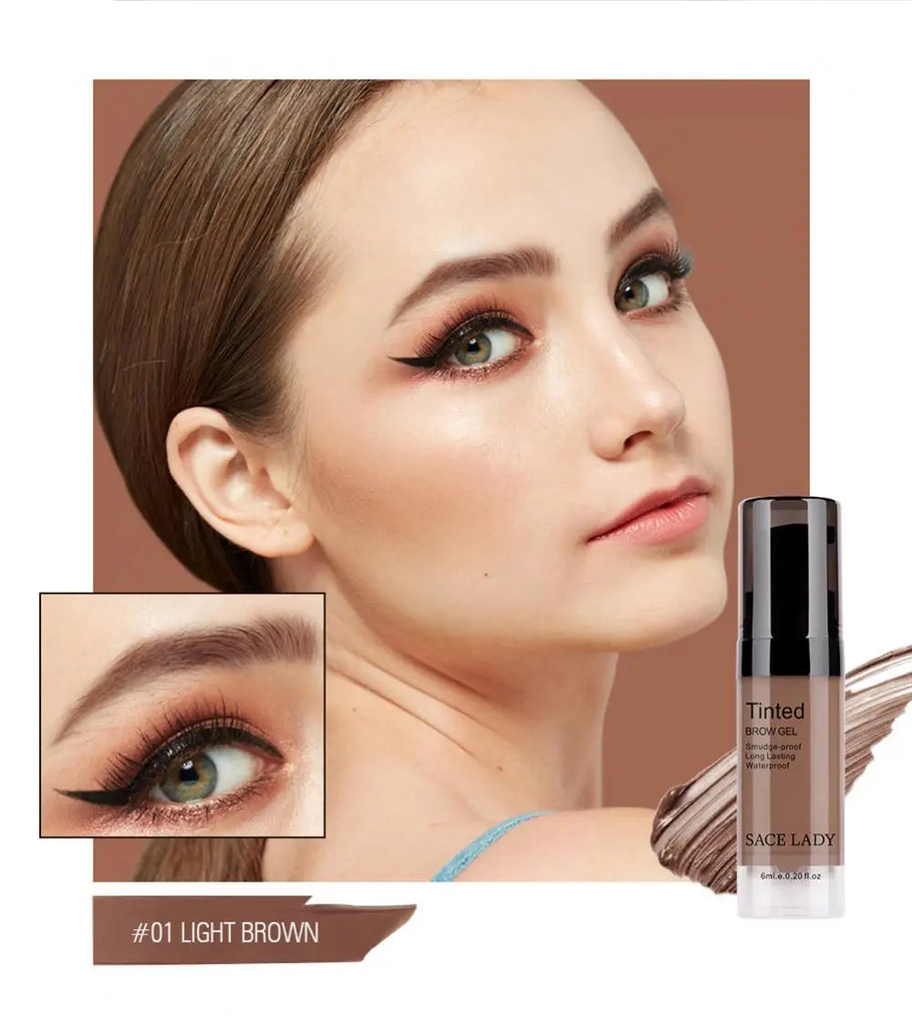 SACE LADY Liquid Eyebrow Gel: Waterproof, Long-lasting, Smooth Brow Enhancer