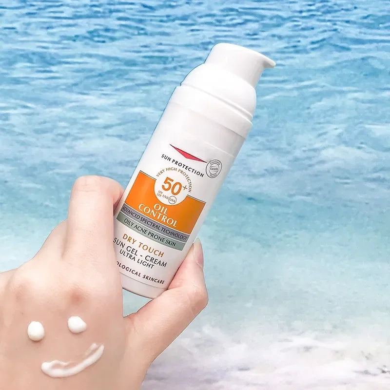 SPF 50+ Matte Sunblock: Light, Oil-Control, Sweatproof