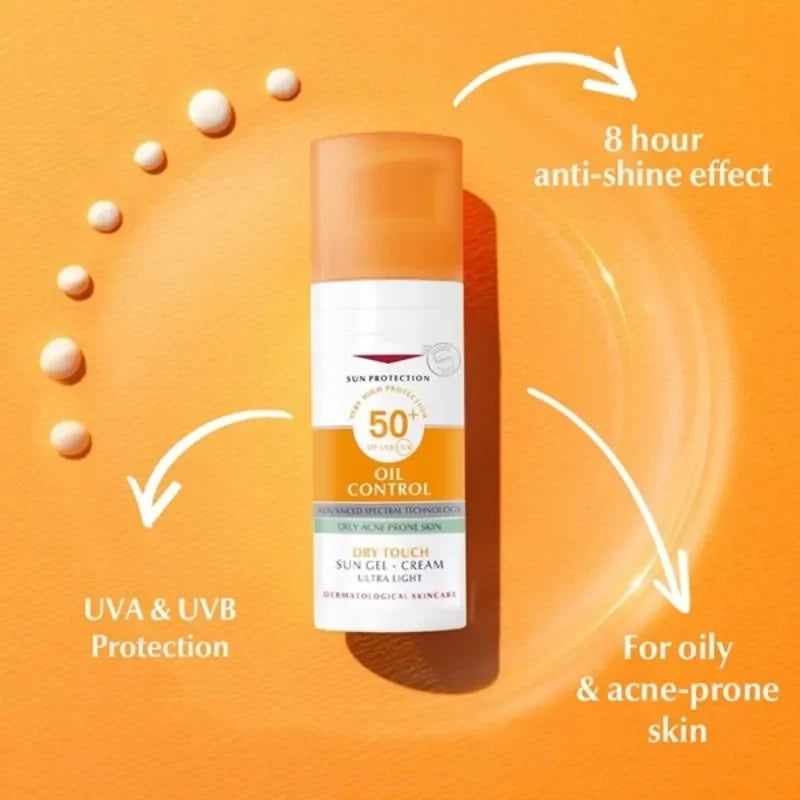 SPF 50+ Matte Sunblock: Light, Oil-Control, Sweatproof