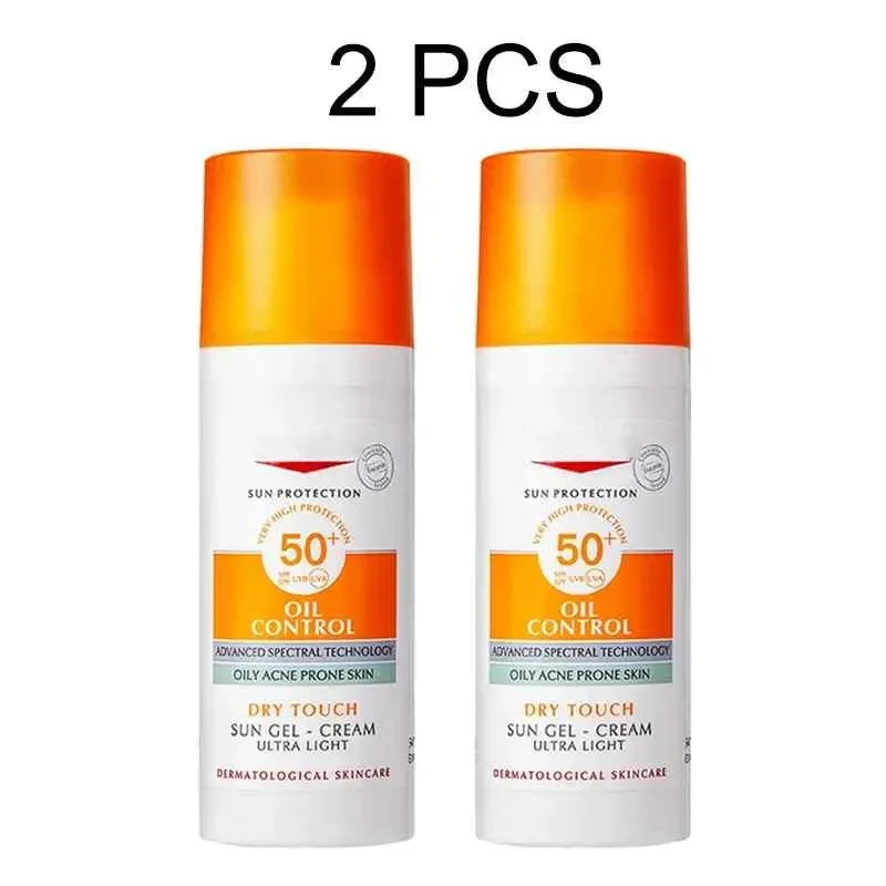 SPF 50+ Matte Sunblock: Light, Oil-Control, Sweatproof