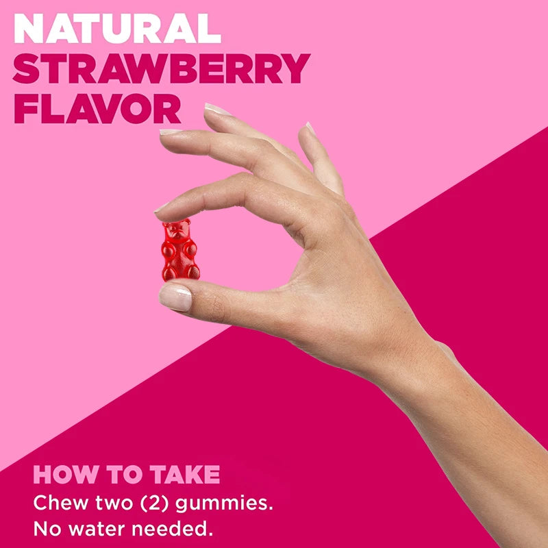 Hair, Skin & Nail Gummies: High Potency Biotin Formula