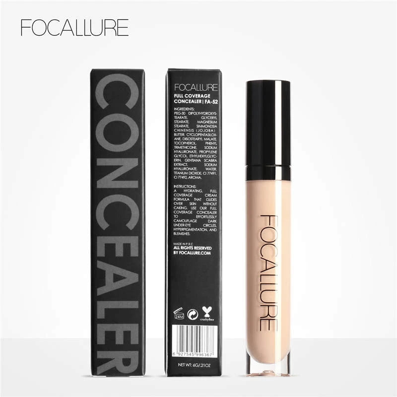 Full Coverage Liquid Foundation: Oil-Controlled, Waterproof, Moisturizing Base