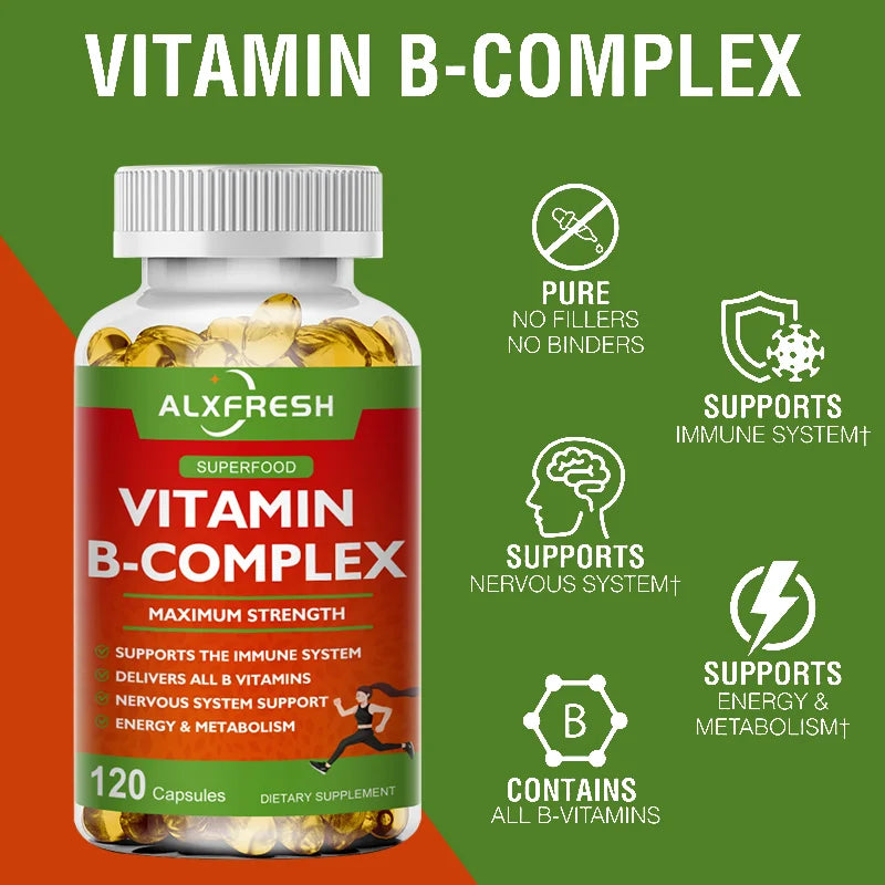 Alxfresh Multivitamin B Capsule: Skin Repair, Liver Health & Energy Boost