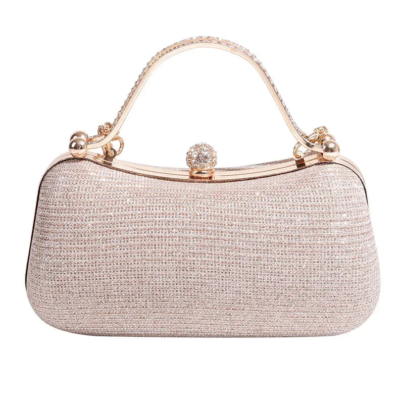 Elevate your style with our Elegant Crystal Bridal Clutch. Luxurious and versatile, perfect for weddings and parties.