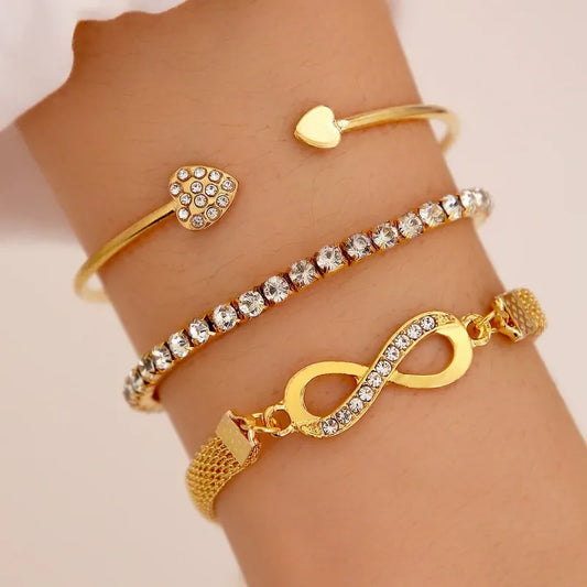 Fashion Women's Bracelet Love Open Bracelet Vintage