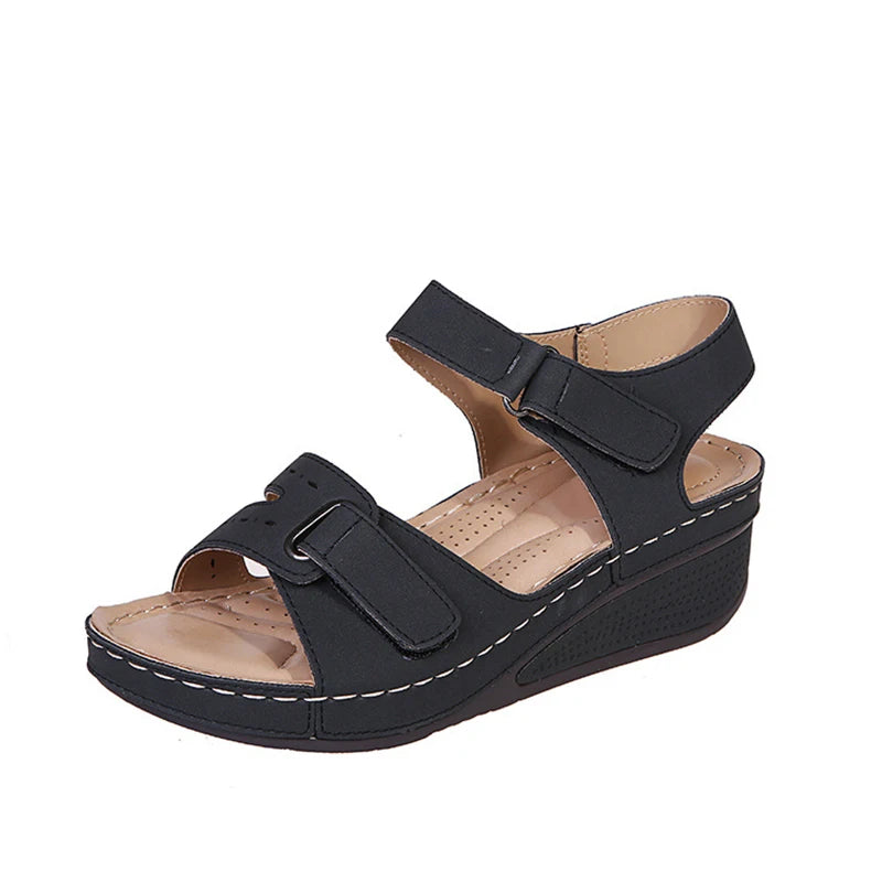 Soft Slip-On Women's Sandals: Open Toe Party Footwear for Comfortable Walking