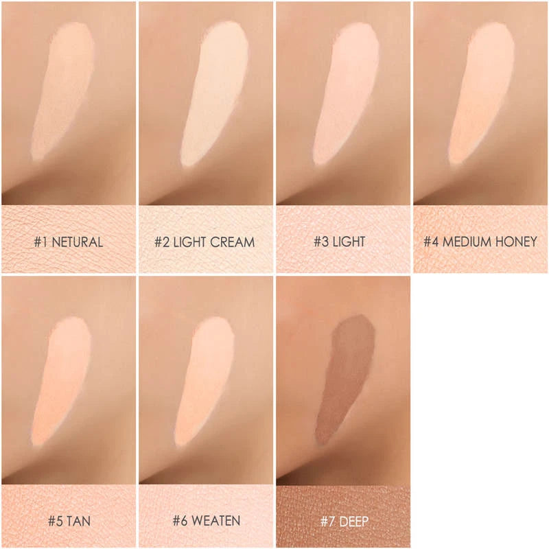 Full Coverage Liquid Foundation: Oil-Controlled, Waterproof, Moisturizing Base