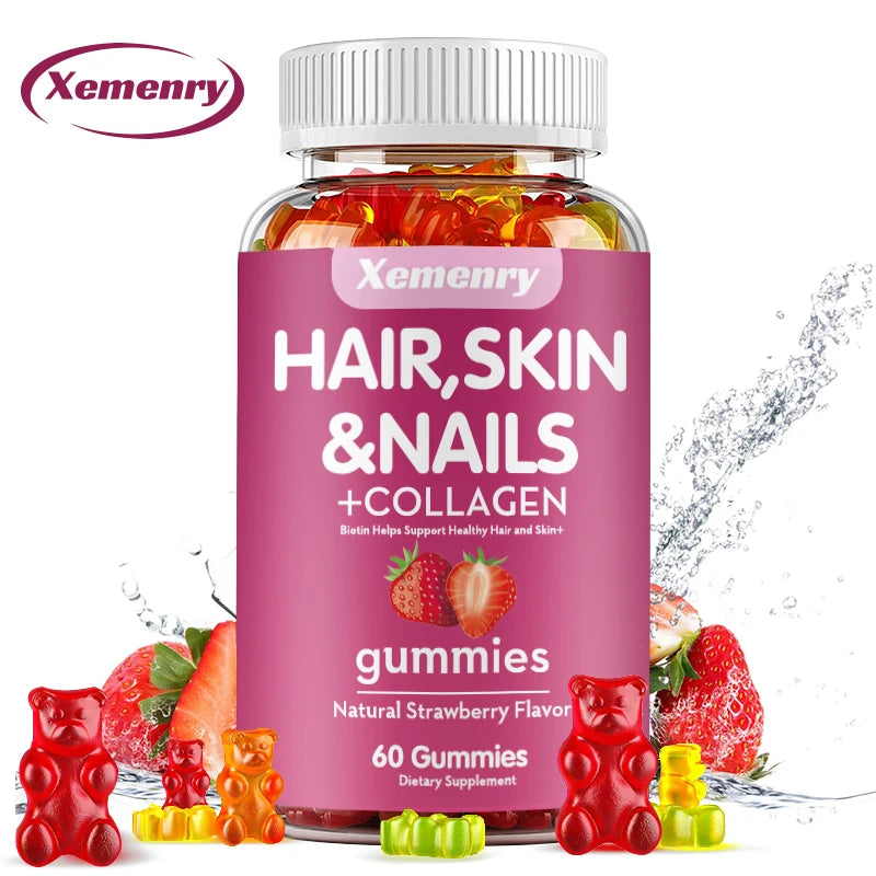 Hair, Skin & Nail Gummies: High Potency Biotin Formula