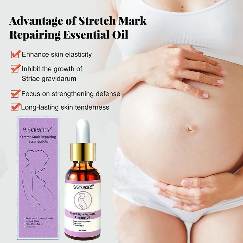 Maternity Stretch Marks Repair Oil: Enhance Skin Elasticity and Firmness