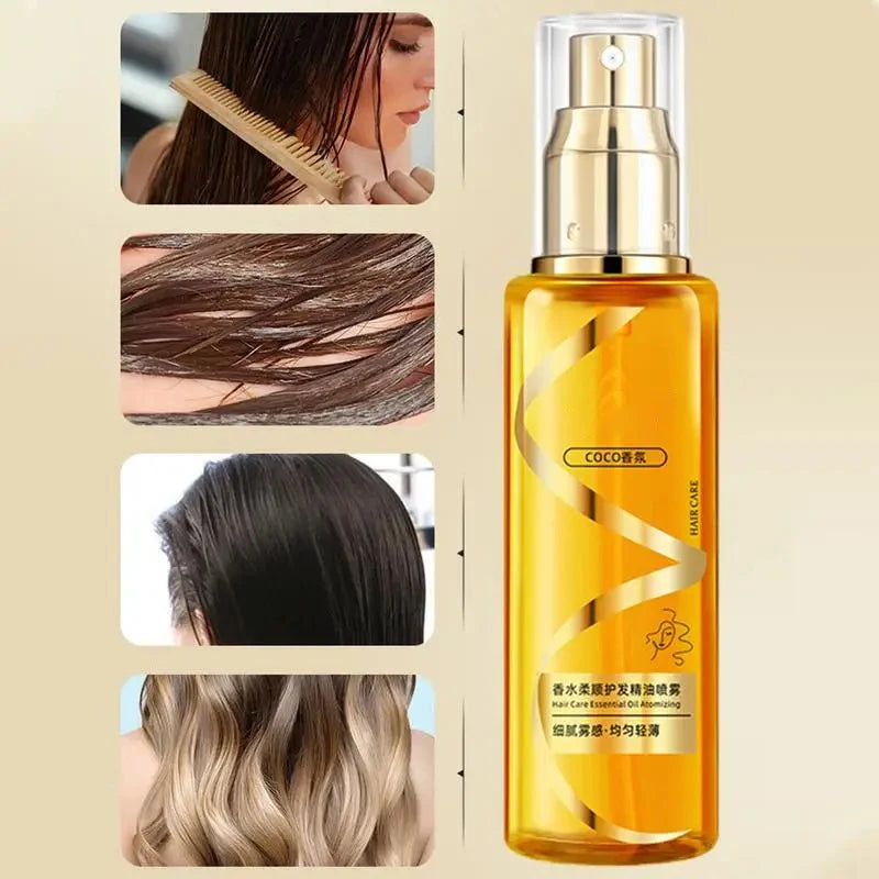 Harmless Hair Oil Spray: Moisturizing and Nourishing for Curly Hair