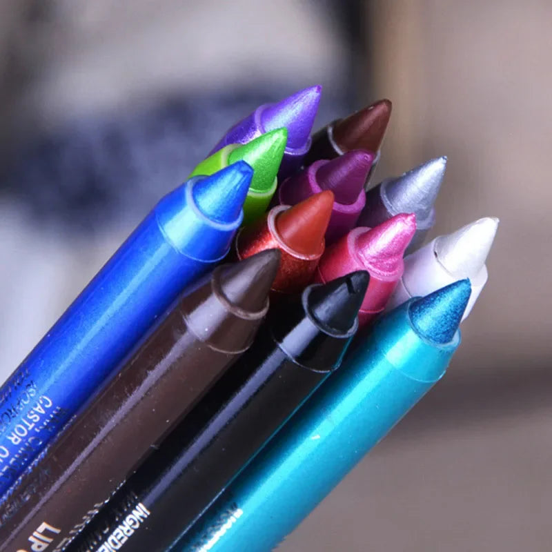 Long-lasting Waterproof Eyeliner Pencil: No Smudging, Vibrant Pigments