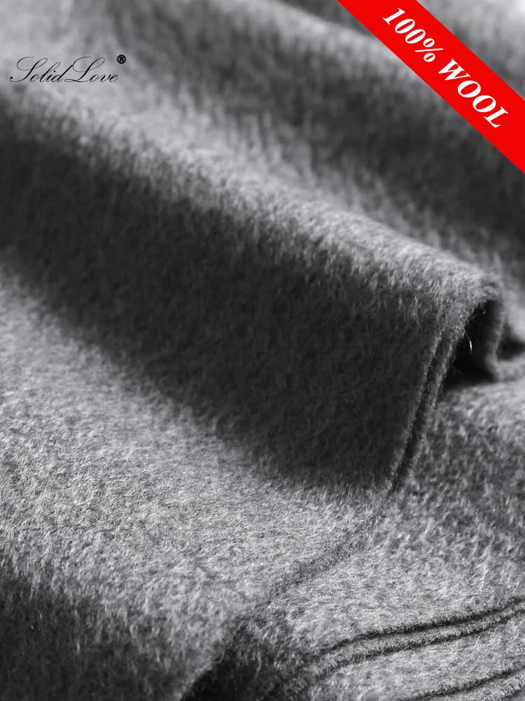 100% Wool Cashmere Scarf: Thick, Fashionable, and Warm for Winter. Oversized Pashmina Shawl, 300g.