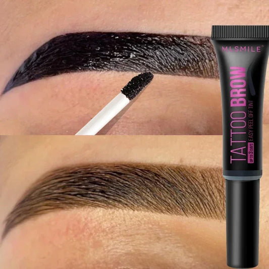 Waterproof Peel-Off Eyebrow Gel: Semi-permanent tint for Long-Lasting, Defined Brows