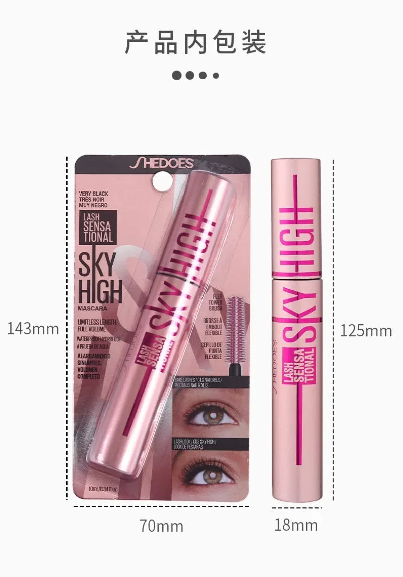 4D Silk Fiber Lash Mascara: Lengthening, Thickening, Waterproof - 24H Lasting